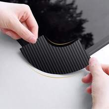 Carbon Fiber Texture Car Window Scratch Protection Tape, Self-Adhesive Auto Windshield Edge Guard Strip, Universal Vehicle Window Frame Wear-Resistant Decorative Sticker, Car Exterior Modification Accessory - Car Protection Strip - View 4