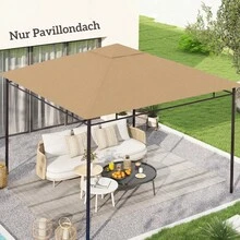 Canopies, Gazebos, Pergolas & Accessories - 米色 + 聚酯纖維 - 查看 7