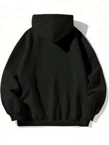 Women's Hooded Sweatshirt,Long-Sleeved Pullover Shirt,Printed"I Just..--"Words,And Decorated With A Pink Bow,Regular Version. - 黑色 - 查看 5