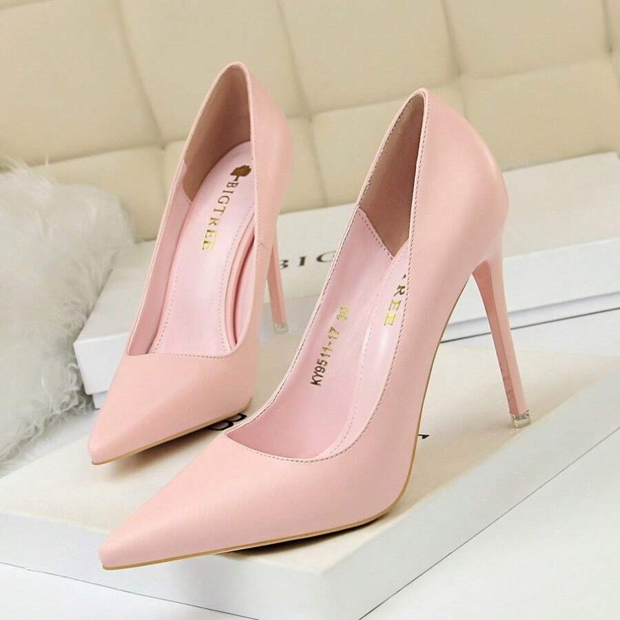 Women Pumps - Pink - View 1