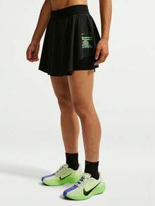 Nike Women's AS W NK SWIFT SKORT NV Sports Woven Skirt IM7545-010 - Black - View 1