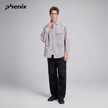 Phenix Men's Outdoor Long Sleeve Shirt 2026SS New Loose Fit Elastic Breathable Shacket - Light Sand - View 2