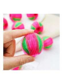 6 Pcs Laundry Hair Remover Balls For Washing Machine, Reusable Fabric Cleaning Balls For Pet Hair Lint And Dust, ABS Laundry Accessories For Clothes Blankets And Towels, Compact Washing Helpers, Ideal For Everyday Laundry And Home Textile Care - A - View 5