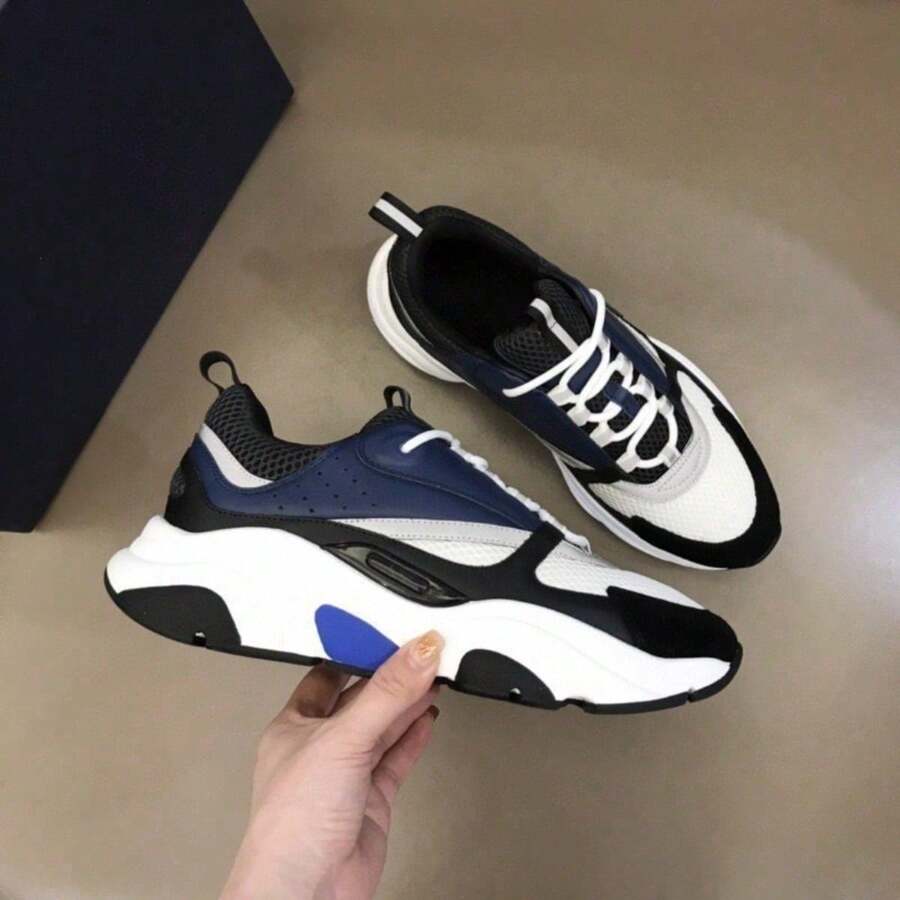 Zapatos deportivos para hombre - 06 Azul real y blanco - Ver 1