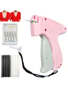 Miniature Mini Sewing Nail Gun With Needles And Clips, Upgraded Precision Sewing Gun, Fine Sewing Gun For Clothing, Non-Jamming Mini Sewing Gun, Clothing Repair Sewing Tool Set, Suitable For Clothing, Bedding Edges, Mini Label Gun, High-Quality Sewing Accessories - Multiple Styles - View 3