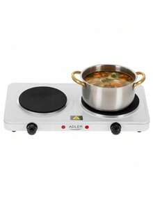 Adler Portable Camping Stove, Travel Cooktop, Electric Camping Cooker - Compact Design, Adjustable Temperature - EU E Type Plug(220-240V) - View 8
