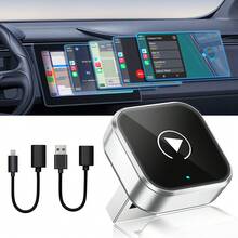 Wireless CarPlay Adapter For Factory Wired CarPlay, Converts Wired To Wireless CarPlay & Android Auto, Plug & Play Auto Connect, 5.8GHz WiFi + BT 5.3, OTA Update, Compatible With All Cars With OEM Wired CarPlay, USB-A Input, Silver - A - View 11