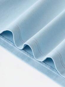 mini bala Conjunto de Roupa Íntima Térmica Macia e Elástica para Meninos & Meninas, Camada Quente de Long Johns, Outono-Inverno 2026 - azul gelo - Visão 4