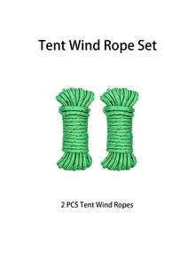 2PCS/4PCS 4MM*4M High Strength Tent Windproof Rope, Outdoor Camping Tent Rain Cover Strong Tension Fixing Rope - Multicolor - View 16