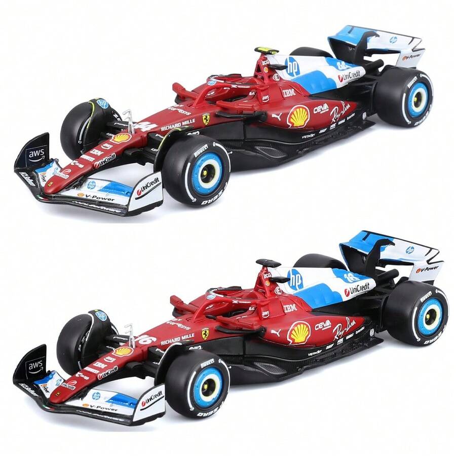 Burago 1/43 Scale F1 Series Racing Driver With Helmet Display Box Creative F1 Racing Car Model Figure Includes Display Box