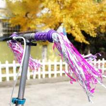 Bicycle Handlebar Grips, Tassel Streamers, Suitable For Bicycles, Balance Bikes, Road Bikes And Scooters - Multicolor - View 6