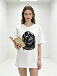 Women T-Shirts - 白色 - 查看 2