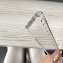 10mm/0.4 In Extra‑Thick Clear PC Straight Ruler, 50cm Length Multi‑Purpose Heavy‑Duty Cutting & Drawing Ruler For Drafting, Art Craft, Measuring, Office, DIY Projects - 1pc - View 7