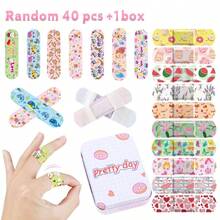 1 Box - 10/36/62/123pcs Exquisite Princess Bandages, Waterproof & Breathable Cartoon Pattern, Suitable For School Gifts, Collection And Outdoor Activities, Pink Butterfly Box Easy To Carry, Can Be Put In First Aid Kit - LUNARION - View 15