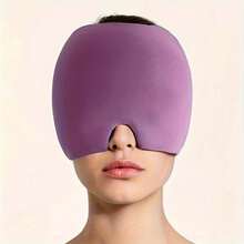 Stretchable Reusable Cooling Gel Face Mask, Cold Compress Gel Mask Ice Pack For Face And Eye Relief - Color - View 8