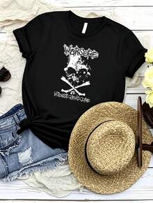 Women T-Shirts - 黑色 - 查看 1