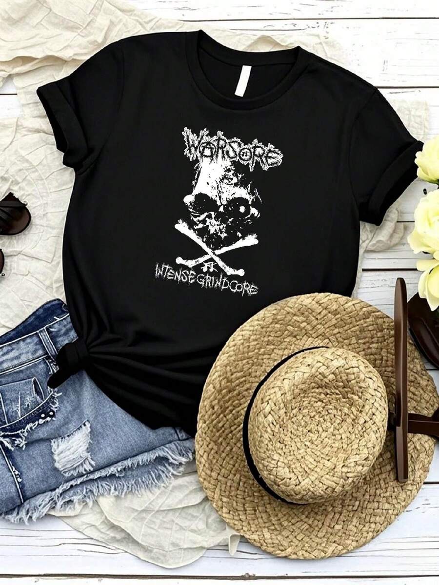 Women T-Shirts - 黑色 - 查看 1