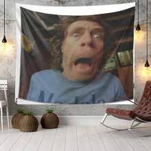 1pc Frank Gallagher Pop Art Tapestry - Soft Fabric Wall Decor With Iconic TV Show Character, Large Horizontal Size Suitable For Living Room And Bedroom Party Decoration - Perfect Gift For Fans And Pop Culture Home Decor - Multicolor - View 3