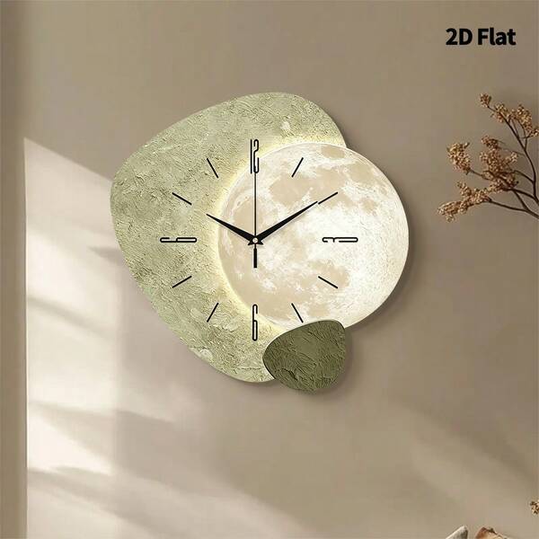 Moderne kreative Kunst Wanduhr, ultra-leises Quarzwerk, kein Ticken, flaches Design, geeignet zur Dekoration von Wohnzimmer, Schlafzimmer, Büro, Küche und Café, perfektes dekoratives Geschenk für Freunde und Familie, kann für Raumdekoration, Schlafzimmerdekoration, Wohnheimdekoration, Schulanfangdekoration, Schulüberraschung, Schulanfangszeit, Hochzeitsdekoration, Freundesgeburtstagsgeschenk, Heimdekoration und Lernmaterialien verwendet werden.
