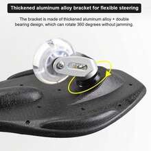 XUDREZ Caster Board Skateboard, Compact And Lightweight Caster Board Deluxe Caster Board In Amazing 8 Color With Illuminating Wheels And 360 Degree Casters For More Excitement And Fun - D - View 7