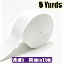 RoYishi 5 Yards Elastic Bands For Sewing, 10-50mm Wide Elastic Fabric Band Springy Stretch Knitting Elastic - 5 Yards - View 9