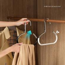 1 Set Hat Storage Rack Hooks, Multi-Layer Hanging Closet, Hat Organizer, Scarf & Clothing Storage Tool, Dust-Proof, Home Decor Room Decoration, Holiday Supplies Storage, Practical Back To School & Christmas Gift, Under Sink Cabinet Bathroom, Under Sink Storage Rack, Storage Rack, Closet Shelf System, Office Supplies & Accessories - Multicolor - View 8