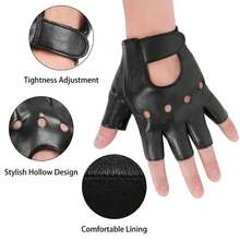 Motorcycle Gloves - BLACK - View 3