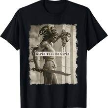 T-Shirt With Funny  Phrases For Girls And Women - 款式 - 查看 1