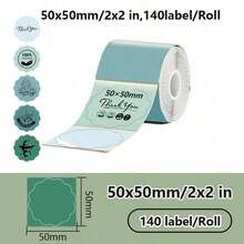 5-Color Thermal Label Paper Rolls, Suitable For M220, M200, M110 Label Printers, Adhesive Thermal Printing Paper - Multicolor - View 19