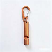Aluminum Alloy Keychain Whistle With Clip, Extra Loud High Decibel Whistle, Portable Outdoor Gear, Suitable For Hiking, Camping, Sports, Pet Training. - Survival Whistle - View 11