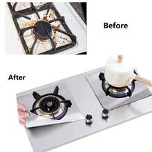 Stove Protector Mat Outdoor BBQ Mat Heat Resistant Washable Oil-Proof Stain-Resistant Gas Stove Cleaning Pad - Multiple Styles - View 3