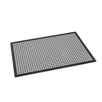 Rubber Floor Mat With Holes, 36''x 60'' Anti-Fatigue/Non-Slip Drainage Mat, For Industrial Kitchen Restaurant Bar Bathroom Utility Garage Pool Entry Door Mat, Indoor 36''x 60'' Black 2Pcs
