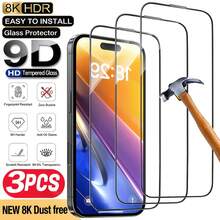 24h Versand aus DE/FR/ES - 3er Pack 9D Ultra HD Vollschutz Gehärtetes Glas Schutzfolie für iPhone 17 16 15 14 13 12 11 Pro Pro Max Plus & Galaxy S22 S23 S24 S25 S26 Ultra, 9H+ Härte bruchsicher blasenfrei Folie, Geburtstagsgeschenk für Studenten - 10 Stk. - Übersicht 9