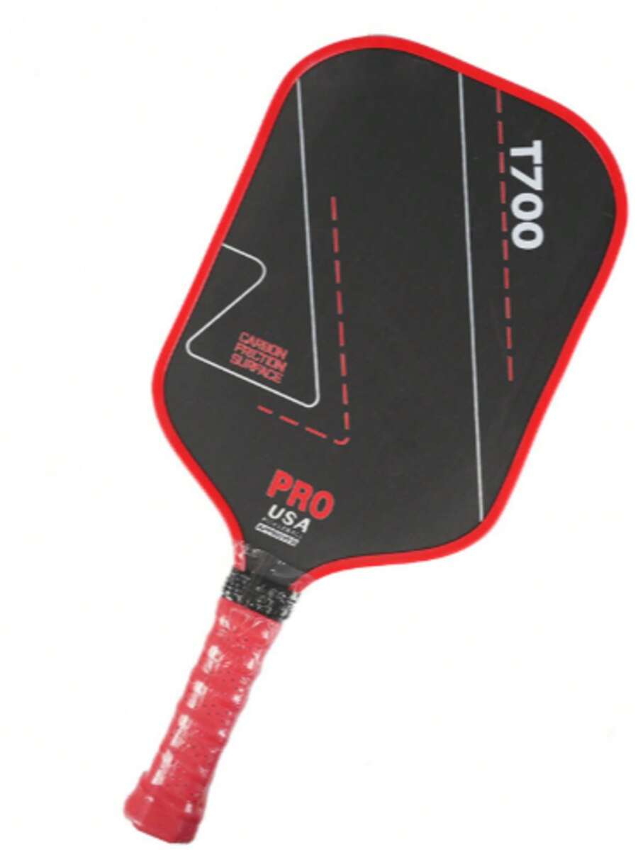Professional Fiberglass Pickleball Racket Vibrant Gradient Pattern Pickleball Paddle With Massive Sweet Spot High Maneuverability Suitable For Beginner & Intermediate Players - Red - View 1