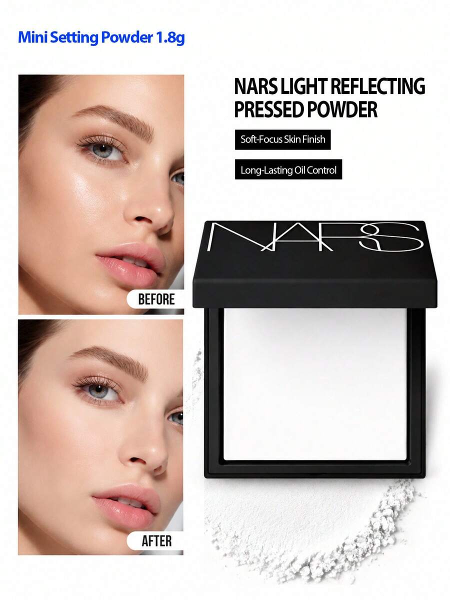 NARS Soft Focus Pore-Blurring Setting Powder Travel Size 1.8g/3g, Silky Fine Texture, Lightweight & Adherent, No Caking, Oil Control, Daily Facial Makeup, Portable Trial Powder - 1.8g - View 1