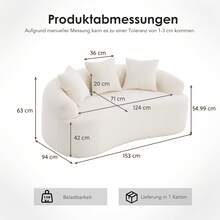 Sofas & Couches - White - View 3