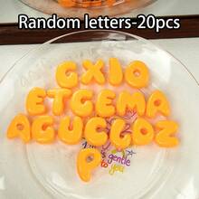 20pcs-Q Versi Manik Huruf Akrilik Lubang Besar Manik Huruf DIY Rantai Ponsel Wanita Gantungan Kunci Aksesoris Dekoratif Manik-manik - Huruf-huruf Inggris acak versi Q - View 17