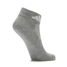 Adidas 3雙男女通用運動襪 SPW ANK SOCK 灰色短踝運動休閒襪 JC9268 - 黑色/中麻/白 - 查看 5