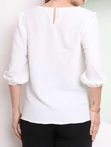 Women Blouses & Shirts - 白色的 - 查看 2