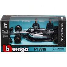 Burago Formula 1 Mercedes-F1 窗盒模型車,12.5cm,黑色與銀色 - 彩色 - 查看 14