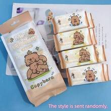 1 Pack Of 8pcs Wet Wipes, EDI Pure Water Cleaning Wet Wipes, Student Portable Non-Woven Fabric Small Pack Wet Wipes. - Multicolor - View 10