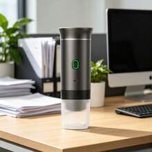 3 In 1 Coffee Machine Coffee Maker Work With Capsule And Ground Coffee, Mini Travel Coffee Maker, Cordless 15Bar Mini Cold Brew And Heating With 150ml Cup, Suitable For Home, Office, Camping, Car And Travel - Single cup coffee machines - View 7