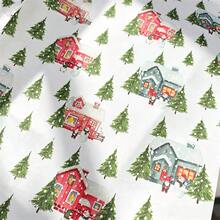 10/30/60 Sheets Colorful Christmas Tree Pattern Wrapping Paper, Can Be Used With Stickers, 50*35cm Gift Wrapping Paper, Suitable For Wedding, Christmas Gift, Birthday Gift Wrapping, Bouquet Filler, Party Gift - Snowy Pine Tree - View 9