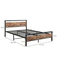 Bed Frames - 棕色 140*200厘米 - 查看 3