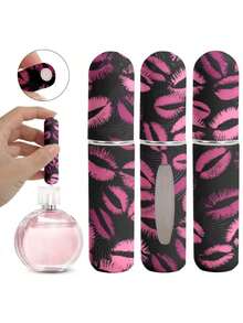 Accessoires de voyage Vaporisateur de parfum rechargeable - Flacon de parfum de voyage anti-fuite, convient pour le bain et les activités de plein air, la décoration de la salle de bain à la maison, la décoration d'automne, le flacon de parfum pour la rentrée scolaire - Multicolore - Voir 23