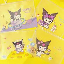 Sanrio Document Folder 2pcs Set Hello Kitty A4 Cute Cartoon File Bag Transparent Waterproof Sealed Plastic Bag Back To School Student Supplies (Some Styles Random) - Multicolor - View 13