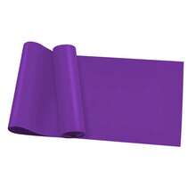 Yoga Latex Resistance Band For Back, Butt, Shoulder And Stretching Training - Purple - View 8