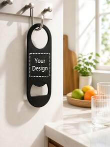 Personalized Bottle Opener, Customized Stainless Steel Flat Bottle Opener, Can Customize Your Desired Image, Logo, Text, Name, Party Gift, Suitable For Beer, Soda Water, Etc., Perfect For Kitchen, Bar Or Restaurant Use, Exquisite - Multicolor - View 5