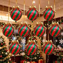 Christmas Bow & Colorful Ball Foil Balloon Set, Suitable For New Year, New Year's Day, Christmas, Birthday, Home, Window Display, Photography Decoration - Multicolor - View 6