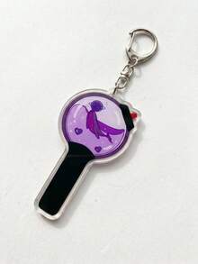 1pc K-POP Lightstick Keychain, Mini Acrylic Lightstick Keychain, Monster/NEW Jeans/TWICE/EXO/TXT, Perfect Gift For Fans, Convenient To Carry And Collect, K-POP Lightstick Keychain, Gift, MOA Keychain, Carat Merchandise, Stay Accessories, TWICE/Once Gift, Lightstick, ARMY Collectibles - Multicolor - View 10